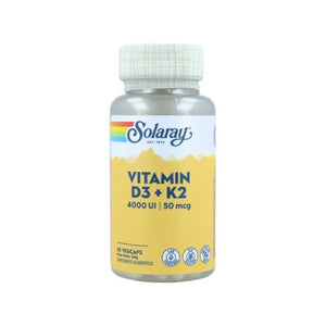 VITAMINA D3 K2 (MK7) 60 cáp. Solaray