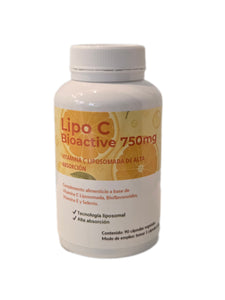 Lipo C Bioactive 90 cap. (750mg) Vitamina C liposomada