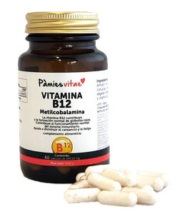 Vitamina B12 – Metilcobalamina (60 cápsulas) Pamies Vitae